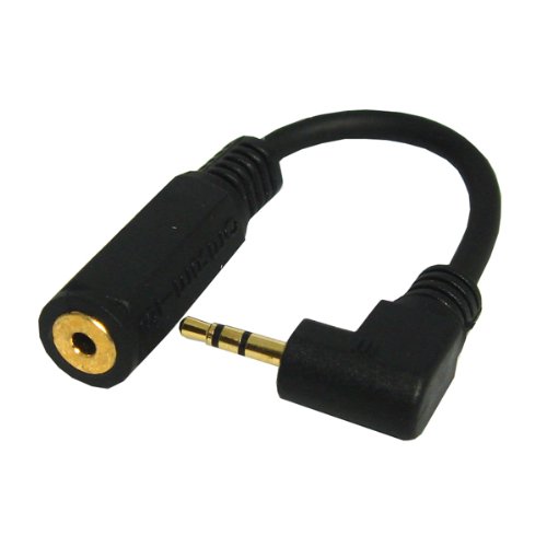 Amazon | 変換アダプタ L型変換ステレオ超ミニケーブル 0.1m φ2.5mm